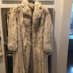 real fox fur coat